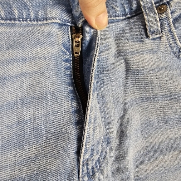 Hollister Skinny Epic Flex Jeans Light Wash Distressed Size 34 - Picture 6 of 8